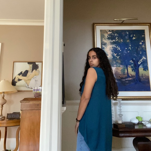 BCBG Maxazria - Uneven Billowing Blouse - Picture 2 of 5